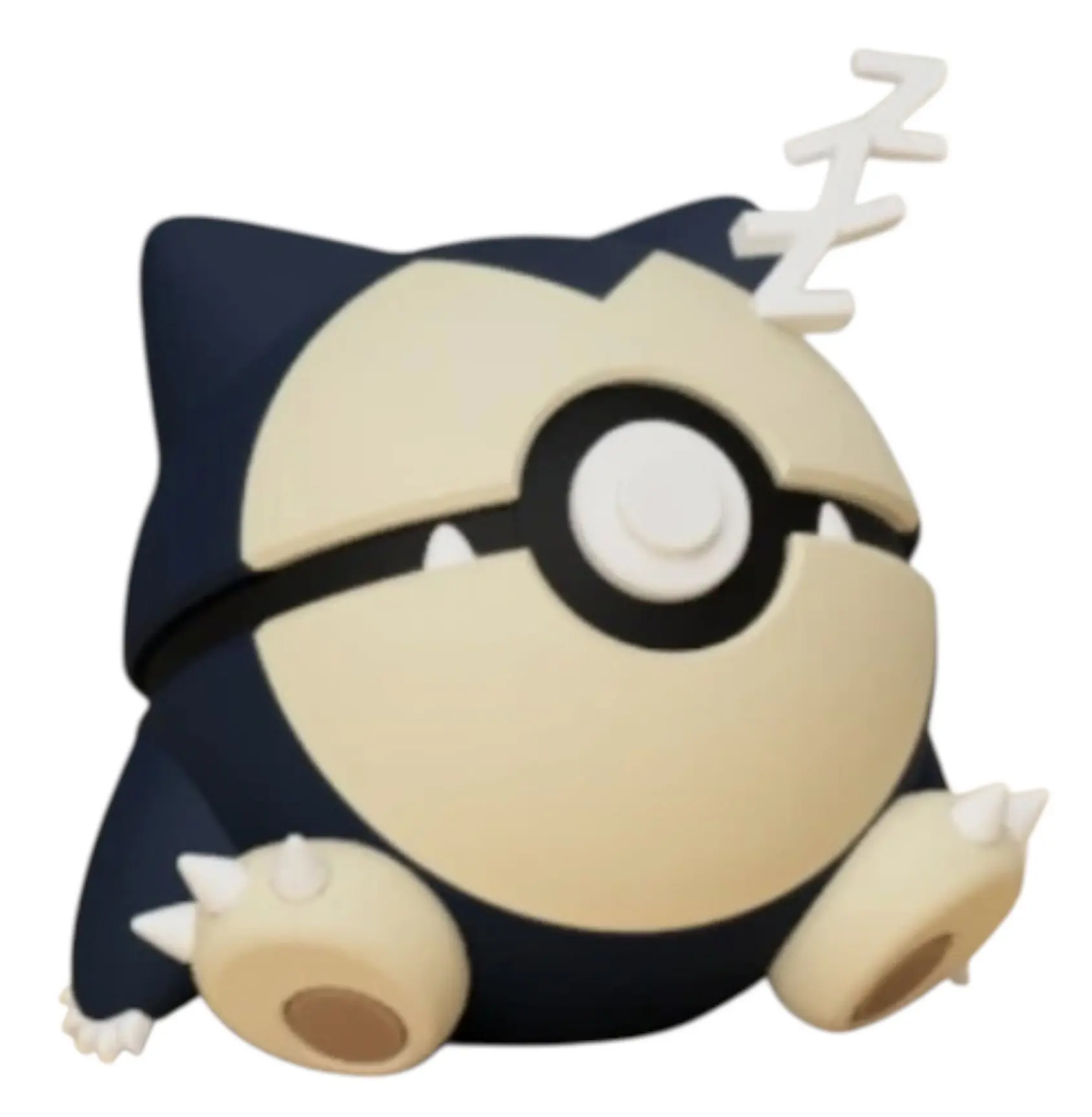 Snorlax-Inspired 3D Printed Poke Ball Collectible Figurines - CPL/Ultimate Statue, Home Decor Display Piece