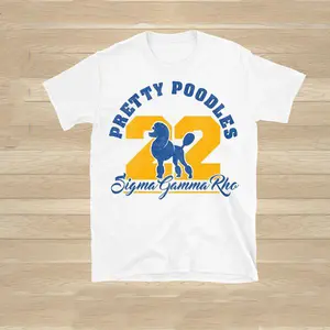 Sigma Gamma Rho Pretty Poodles Shirt - Founder'S Day Edition - Stylish Greek Apparel For Sgrho Fans!