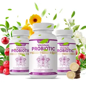 Vaginal Probiotics for Women - pH Balance, Odor Control, Yeast Balance, Vaginal Flora & Feminine Health - with Organic Prebiotics and Cranberry Extract - 30 CT