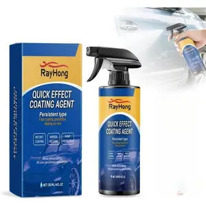 Quick Effect Coating Agent for Car, 3-In-1 Waterless Wash, Scratch Wax Polish, Car Paint Waxing & Glass Cleaner, Instant Paint Protection, New Formula, Quick Detail Spray
