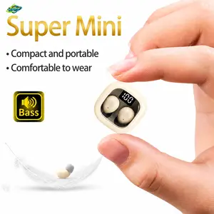 ZORP New Arrival This Year Ultra-small Invisible Bluetooth Earbuds, SK19 Comfortable Wireless Sleep Earbuds, Suitable for Side Sleeping, Suitable for All Ear Shapes, Stereo Earbuds summerwins