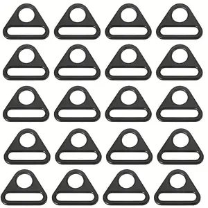Adjustable Metal Triangle Buckle Set, Durable Triangular Closure Clips for Bags & Luggage Straps, Versatile Fasteners for Backpacks