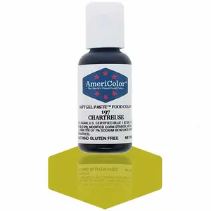 AmeriColor, Chartreuse, .75 Ounce, Soft Gel Paste Food Color