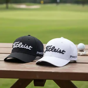 Pack 2 Titleist Golf Hat for Men - Adjustable Cotton Golf Hat with Unisex Design & Iconic Logo Embroidery, Suitable for All Seasons Cap Snapback 1999 Series World Yankees