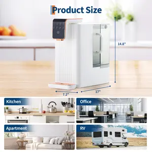 High Efficiency 600GPD Reverse Osmosis Purifier, Tankless 5-Stage Filtration Under Sink Countertop Water Filter, Smart Faucet Real-Time TDS, 2:1/4:1 Water Saving, NSF SGS Certified