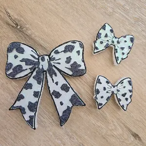 Cowprint Bow car freshie