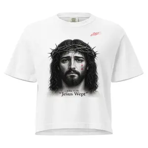 Jesus Wept women’s heavyweight boxy tee
