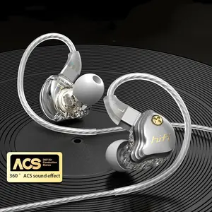 HiFi Dynamic in-ear Design Earphone, 1 Box Wired Earbuds with Microphone, Noise Cancelling Earbuds for Gaming & Sports, Audio, Fashionable Earbuds