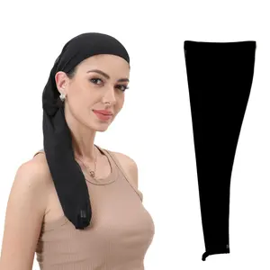 Adjustable Mesh Construction Wig Cap Sleeve Style, Unique Style, Hook-And-Loop Design, Long Tube Hat for Braids & Dreads, Comfortable Fit, Ideal for Daily Use