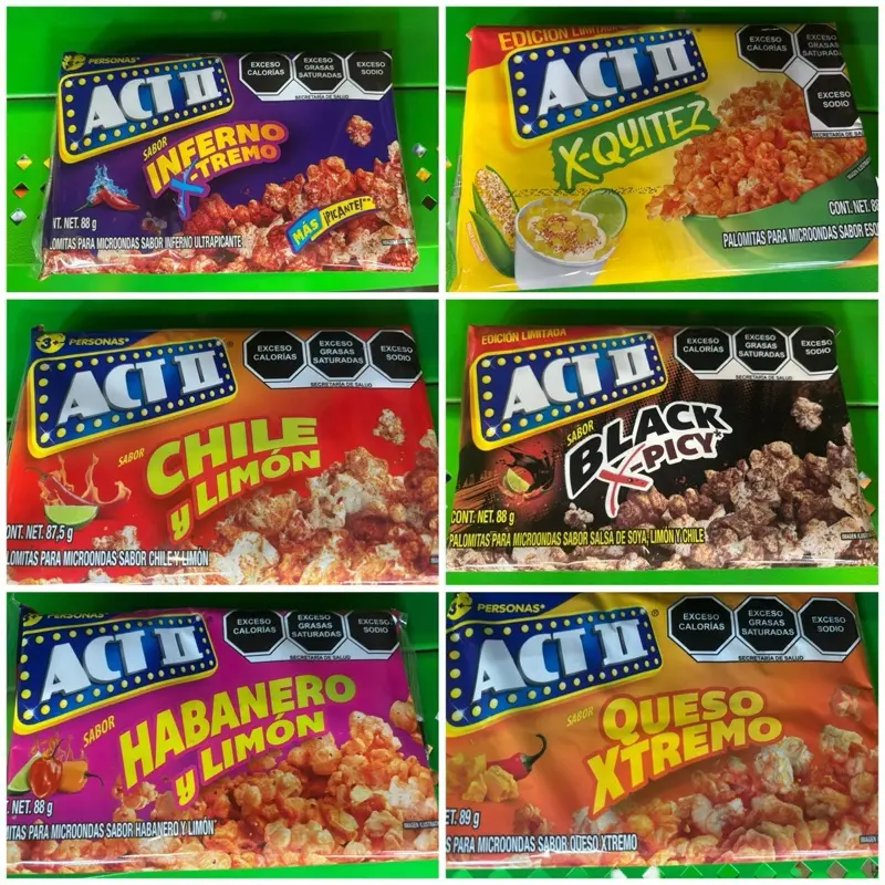 Mexican popcorn  all 6 flavors