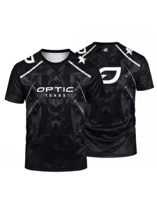 Team Esports Club 2026 OpTic TEXAS New Jersey CDL Player Uniform Breathable 3D Printed T-shirt Men's Women's Fashion Fans Tops