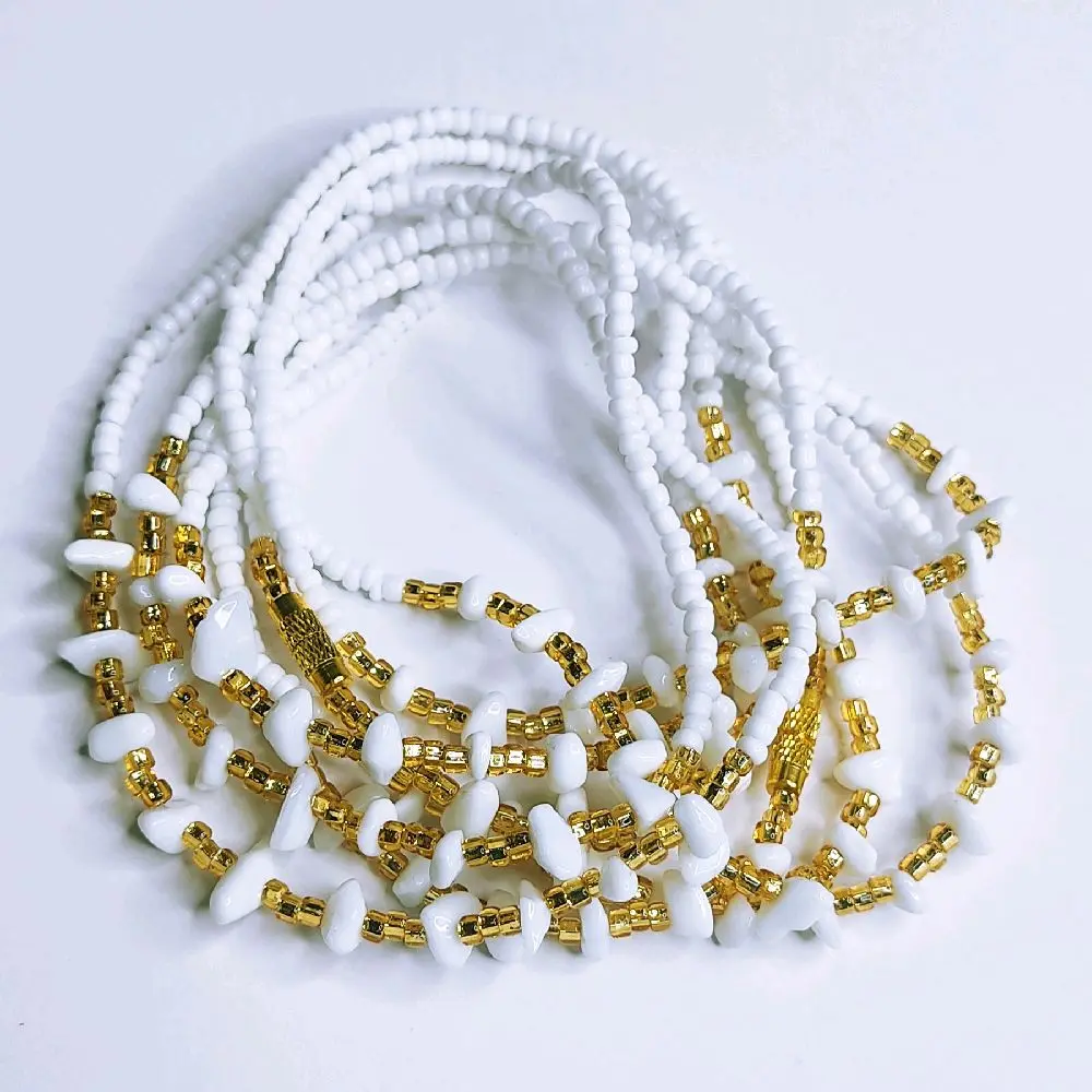 Removable waistbeads women Calps  Waistbeads, Belly Chain, Female Daily Female Daily African Waist