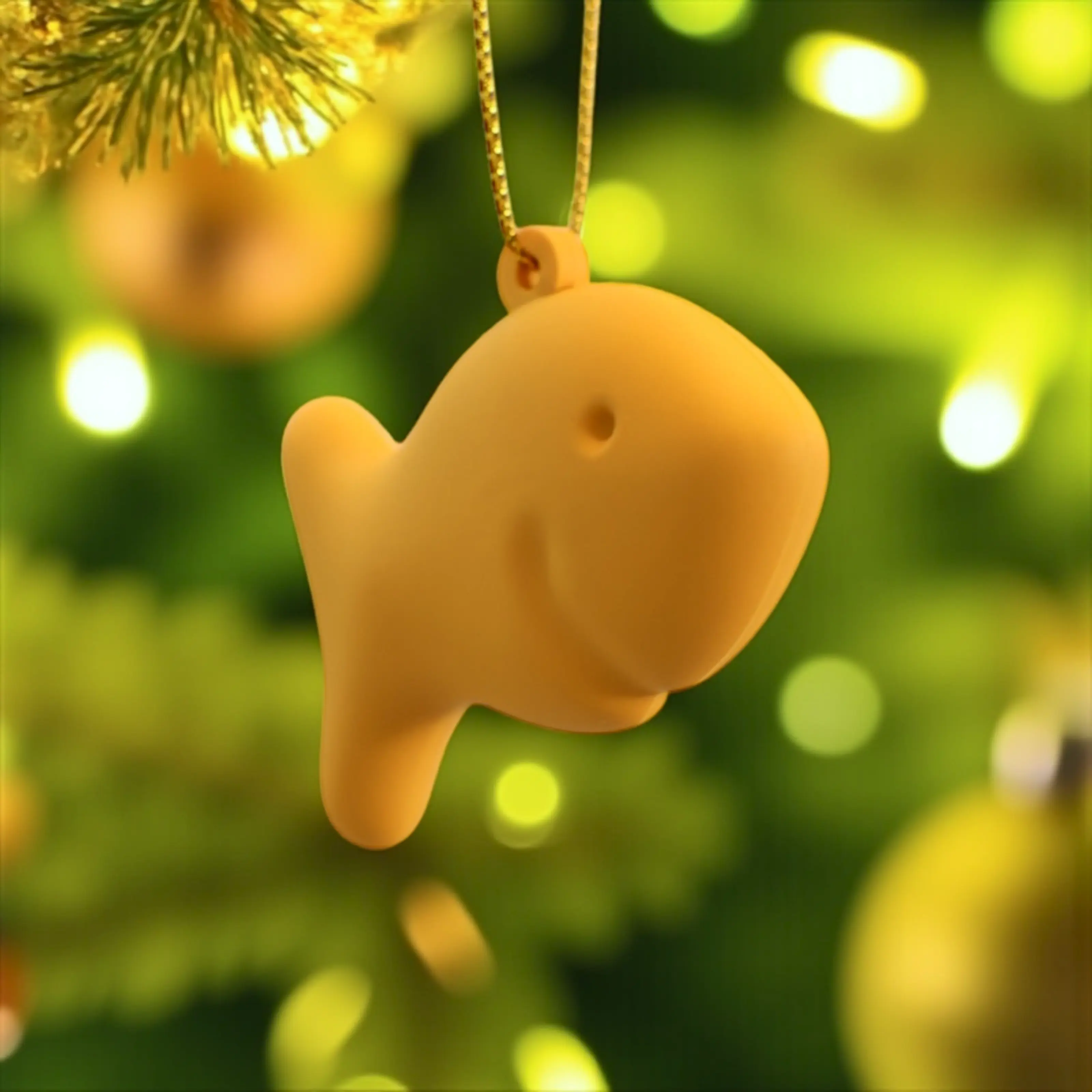 Goldfish Cracker Christmas Ornament: 2025 Holiday Charm