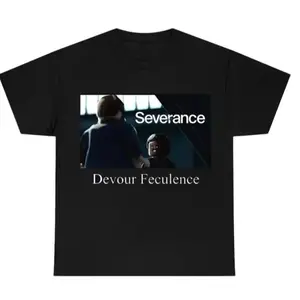 Devour Feculence T-Shirt, Lumon Macrodata Refinement Outfit, Trendy Severance TV Show Tee