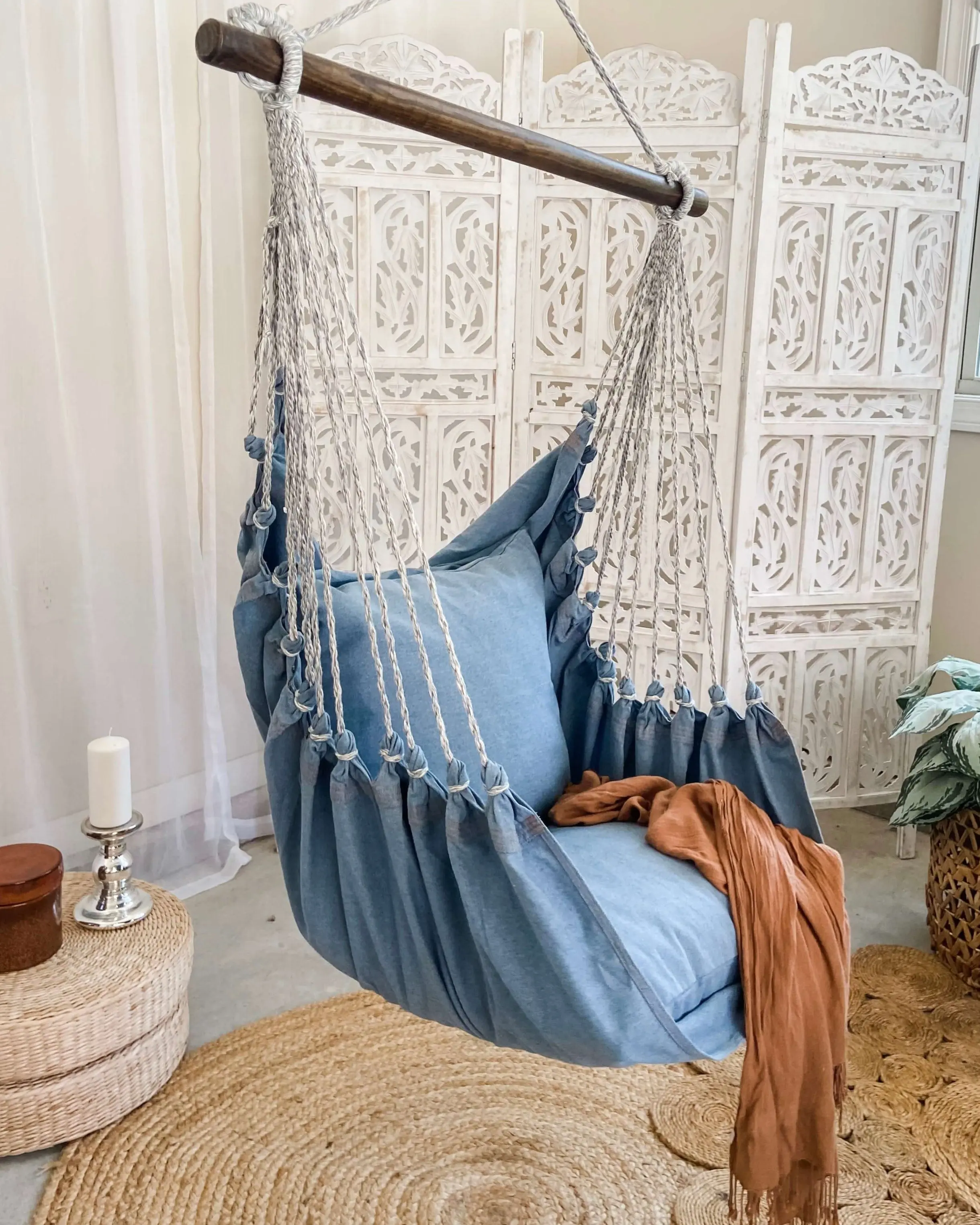 Blue Jeans Denim Hammock Chair Jr.