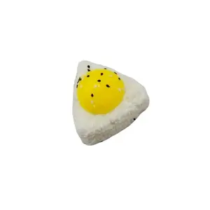 Egg Yolk Rice Ball Squishy - Super Soft Slow-Rise Stress Relief Toy, Handmade ASMR Fidget Sensory Toy for Anxiety, Perfect for Students, Office Workers
