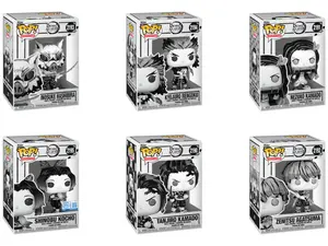 Funko Pop! Animation Demon Slayer Wave – Tanjiro Kamado, Nezuko Kamado, Zenitsu Agatsuma, Inosuke Hashibira, Kyojuro Rengoku & Shinobu Kocho