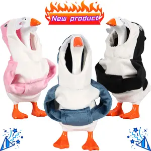 Desk Goose Mini Costume Set 3 Pcs Shark Hoodie 7 Inch Desk Goose Diy Accessory Outfits For Holiday GIft