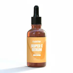 MaxMe Super C Serum - Natural Blend with Vitamin C Hyaluronic Acid & Botanical Extracts for Deep Hydration & Antioxidant Skin Defense