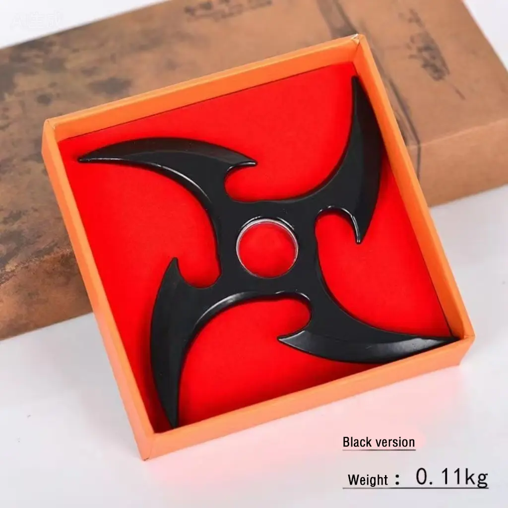 Anime Metal Ninja Star Fidget Spinner | Stress Relief Toy & Desk Decor | Multicolor Options