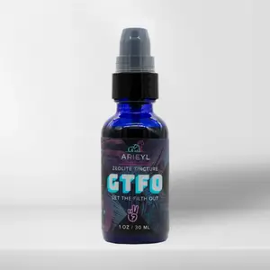 Arieyl's GTFO: Get The Filth Out Zeolite Mild Detox Tincture: Humic Acid, Fulvic Acid All Natural