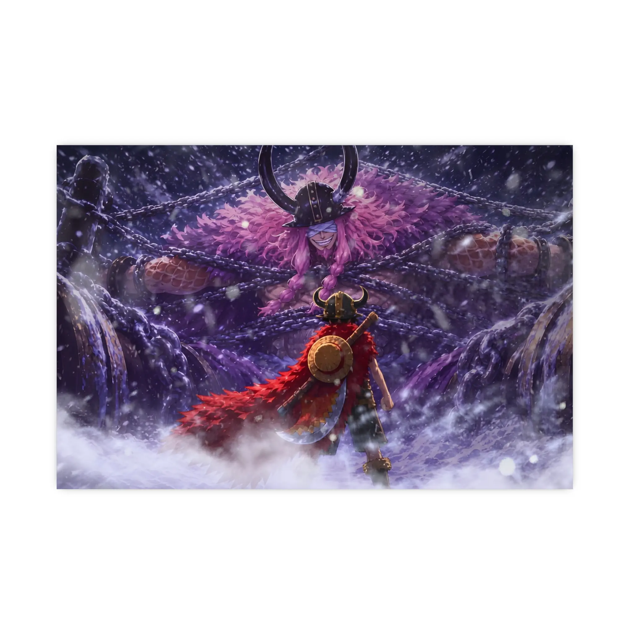 One Piece Luffy and Loki Poster