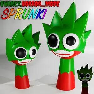 Sprunki 3D Printed Horror Toys - Incredibox Cake Toppers & Party Favors - Fun Pretend Play Gamer Gift for Kids - 3-4 Inches Tall - Unique Character Designs