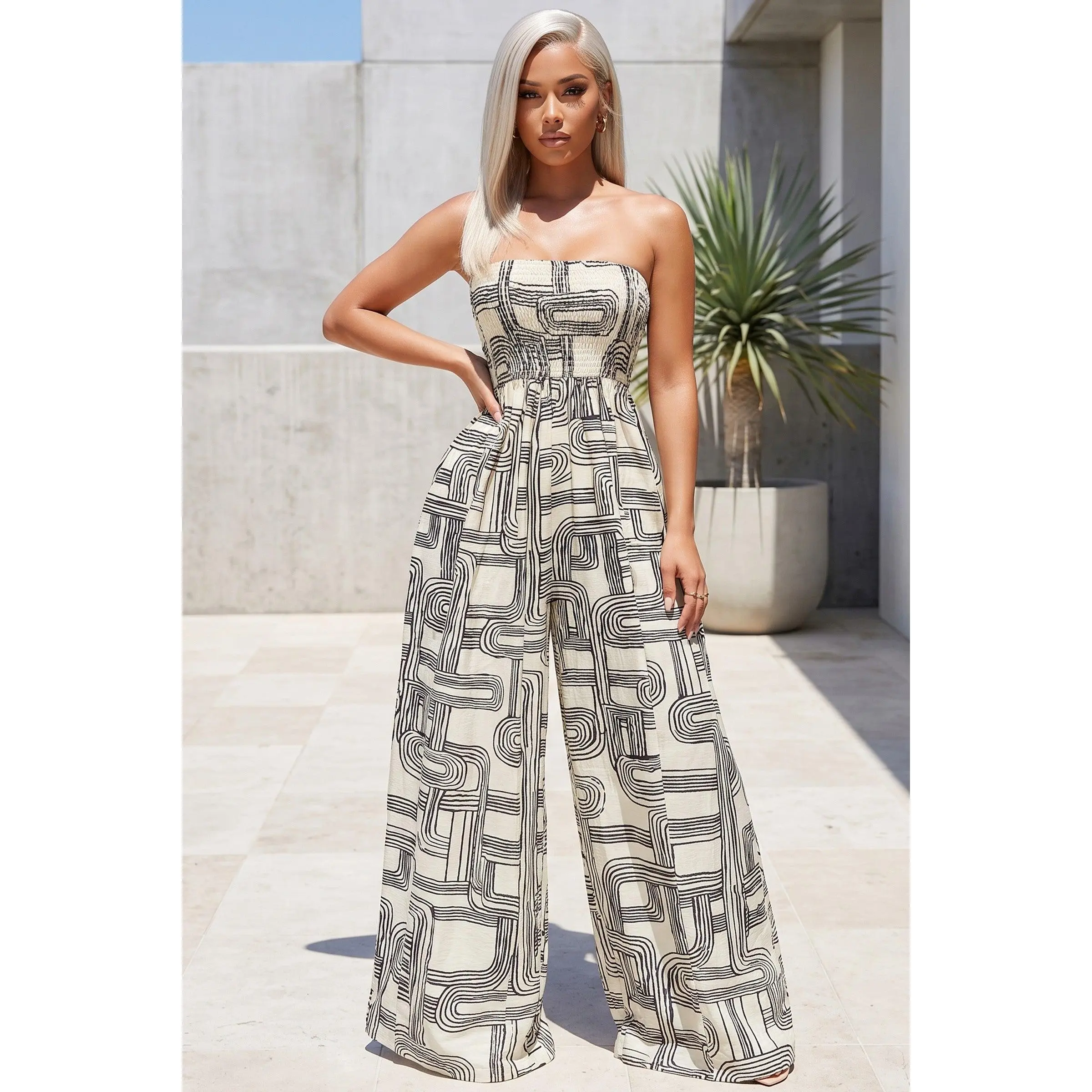Monica Wide Leg Jumpsuit