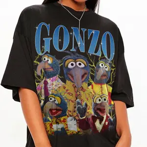 Gonzo The Muppets  T Shirt, Trending Unisex Tee, Vacation Trip Gift
