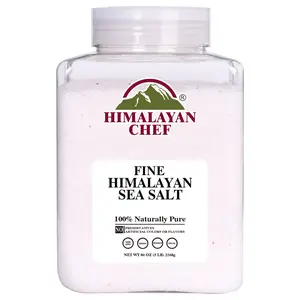 Himalayan Chef Sea Salt Fine Grain, 5 lbs Jar