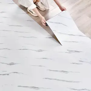Marble Pattern Waterproof Wallpaper, Marble Backsplash Wallpaper, 1 Roll Self-adhesive Decoration Wallpaper for Living Room, Bedroom, TV Background
