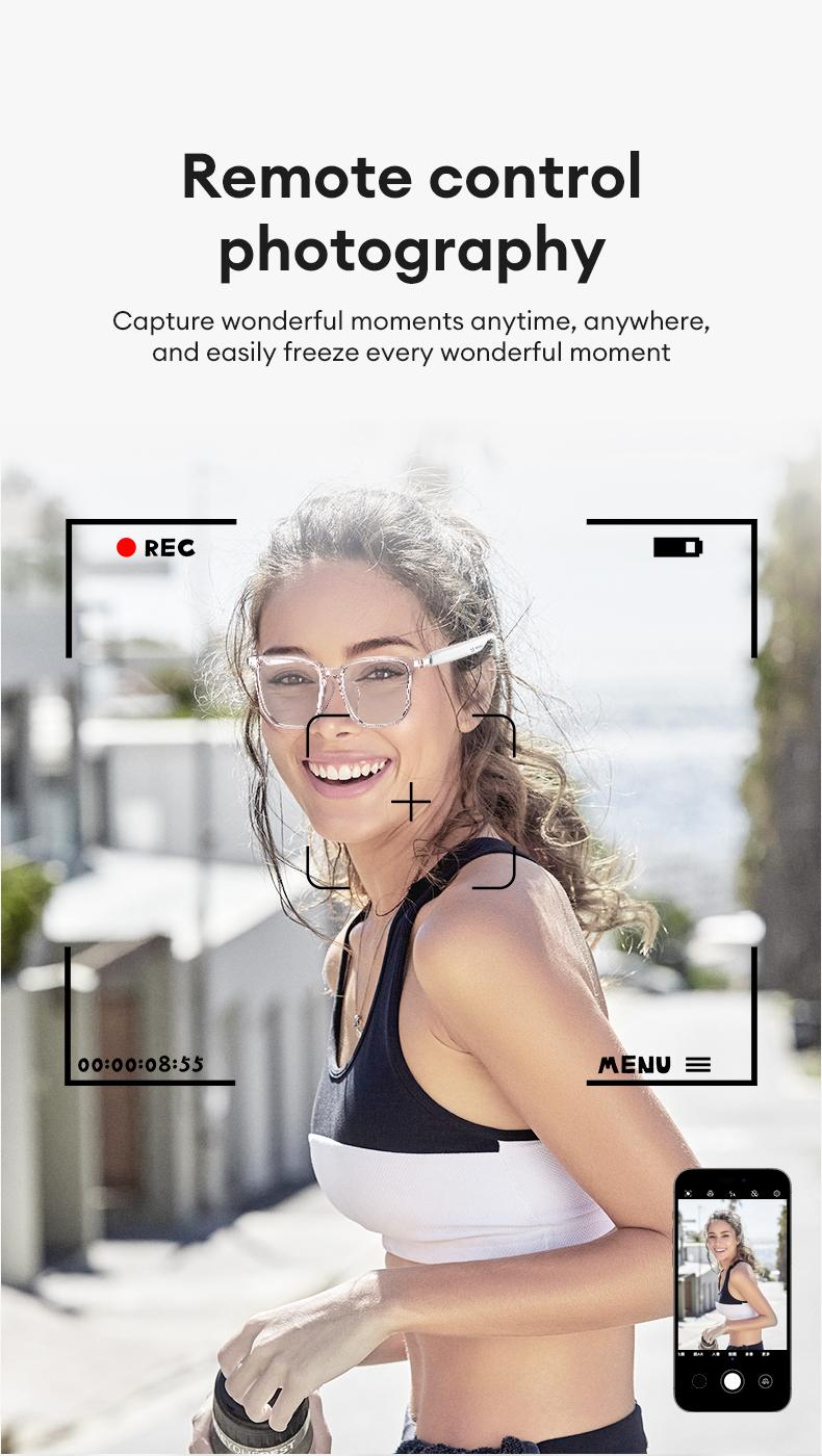 MGALL C8Pro AI Smart Glasses Wireless Headphone Smart Glasses For Listening To Music & Calling, Support 169 Languages Bluetooth Translation Audio & Video Call Translation Glasses for Women & Men