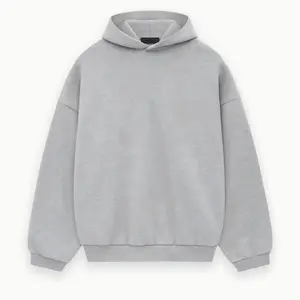 Men's Fleece Hoodie, Light Heather Gray