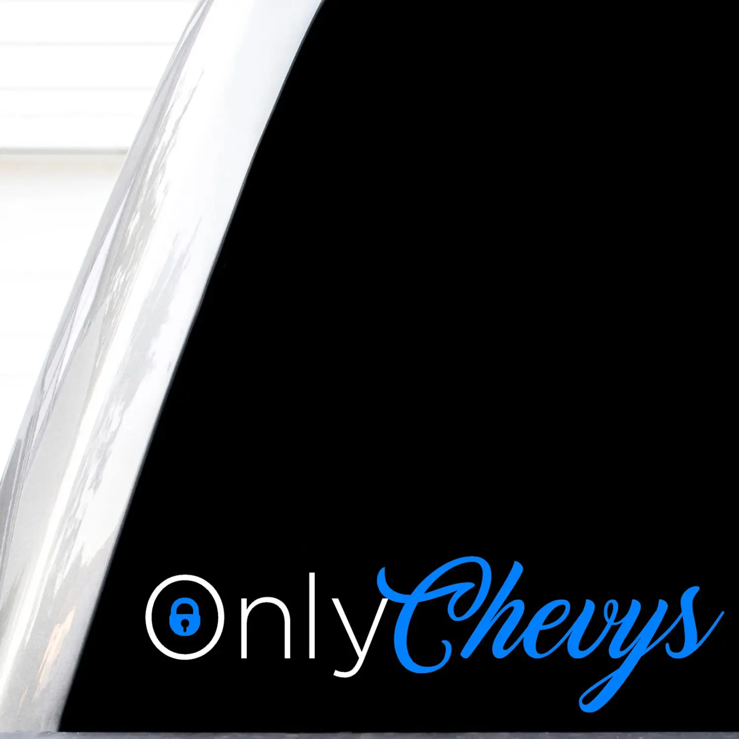 Onlycheyvs Decal, H 2 by L 7 Inches, Funny Off Road 4x4 Stickers, Driven Not Garaged, Built Not Bought, Locally Hated, Don't Follow Me You Won't Make It