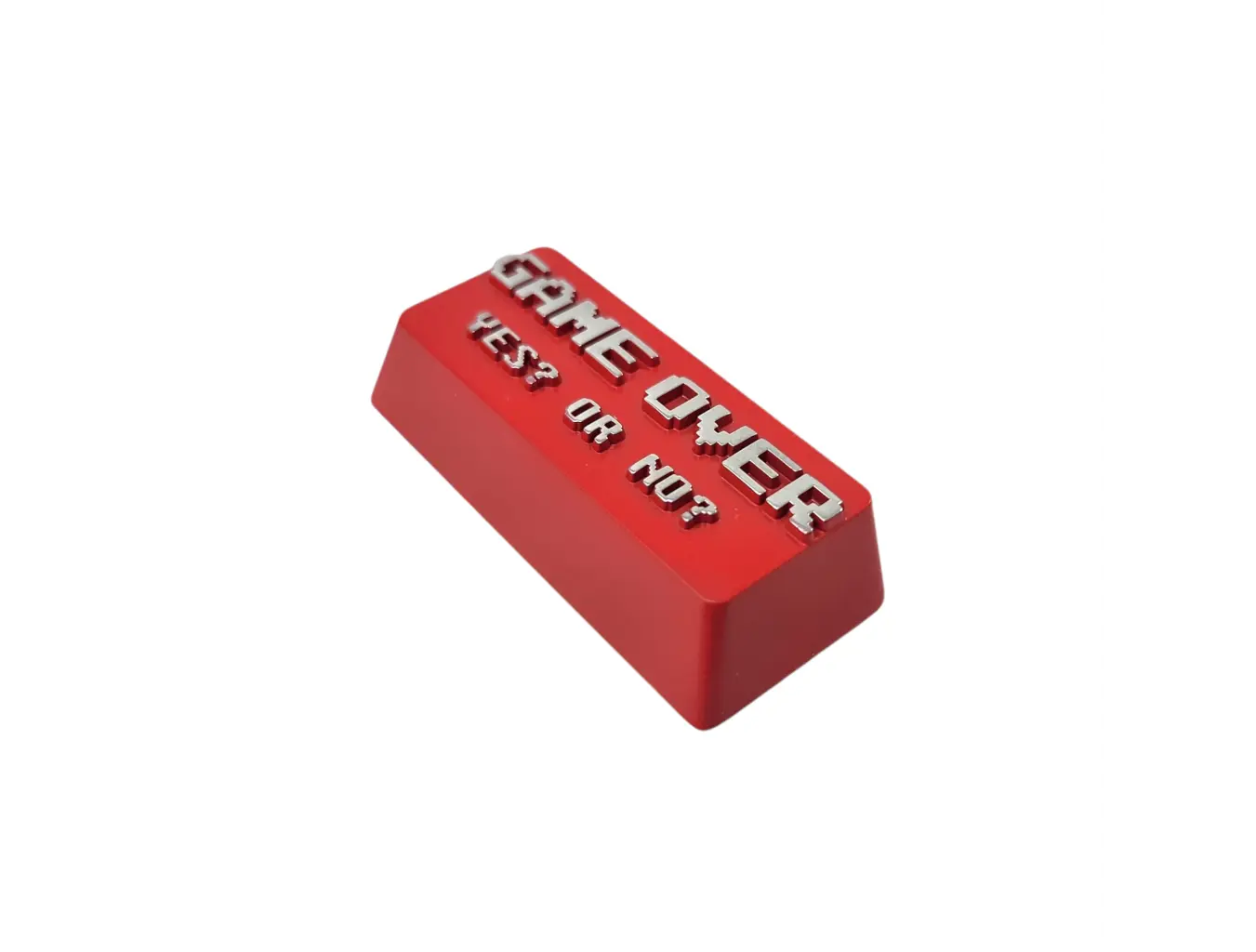 Games Over 2.25u Metal Keycap for Mechanical Keyboards