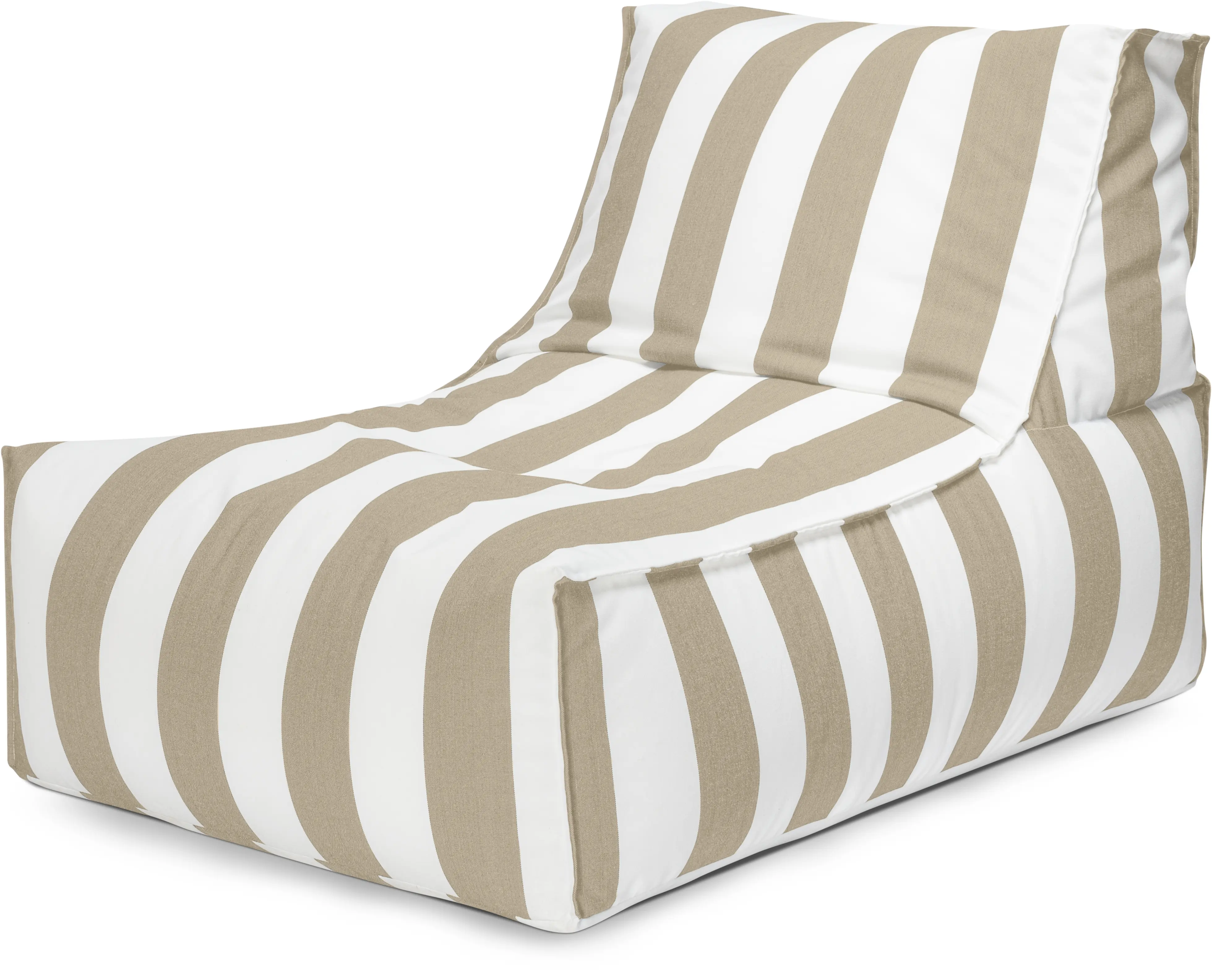 Gouchee Home Santorin Rock Indoor Outdoor Bean Bag Lounger - Durable Water Repellent Olefin Fabric & High Density Polystyrene Beads - 5 Trendy Colors Available