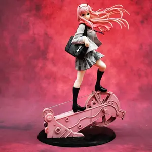 Darling in the Franxx Team 02 Uniform Figure Box Set, Collectible Anime Figures Model Statue, Official Merchandise, Perfect Gift