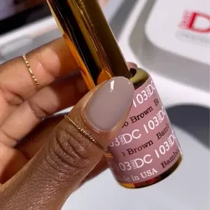 DND DC 103 BAMBOO BROWN Gel and Lacquer Duo nail care nail art
