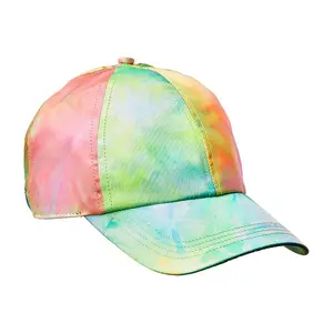 RED by KISS All Over Silky Satin Baseball Cap - Tie Dye