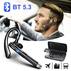 Bluetooth-compatible Wireless Earbuds V5.3, In-Ear Headphones with Microphone, USB-C Charging, Waterproof, Compatible with Android/iOS, Ideal for Driving/business/office