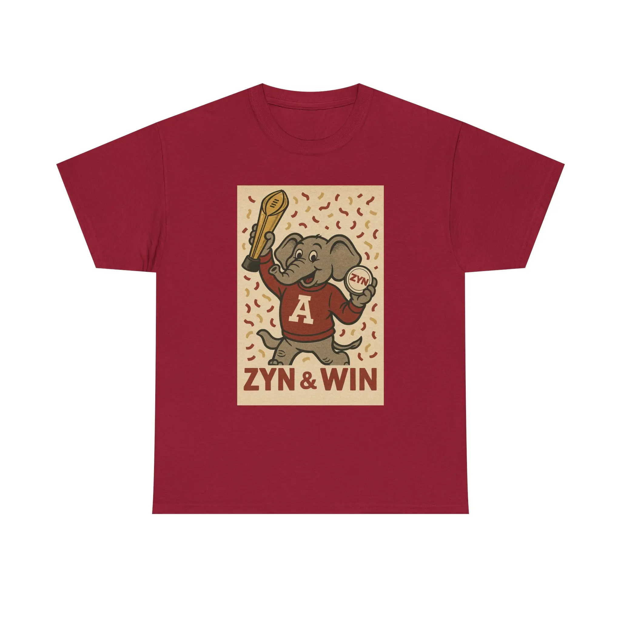 Alabama- Zyn and Win T Shirt, college football, SEC Unisex Tee, Fan Apparel, Game Day Outfit, Sports Team Clothing, Zyn, Fan Tee,