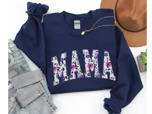 Mama Sweatshirt, Floral Mom Sweatshirt, Mama Crewneck, First Time Mom Gift, Expecting Mom Gift, Pregnancy Reveal, Mama Sweater, New Mom Gift