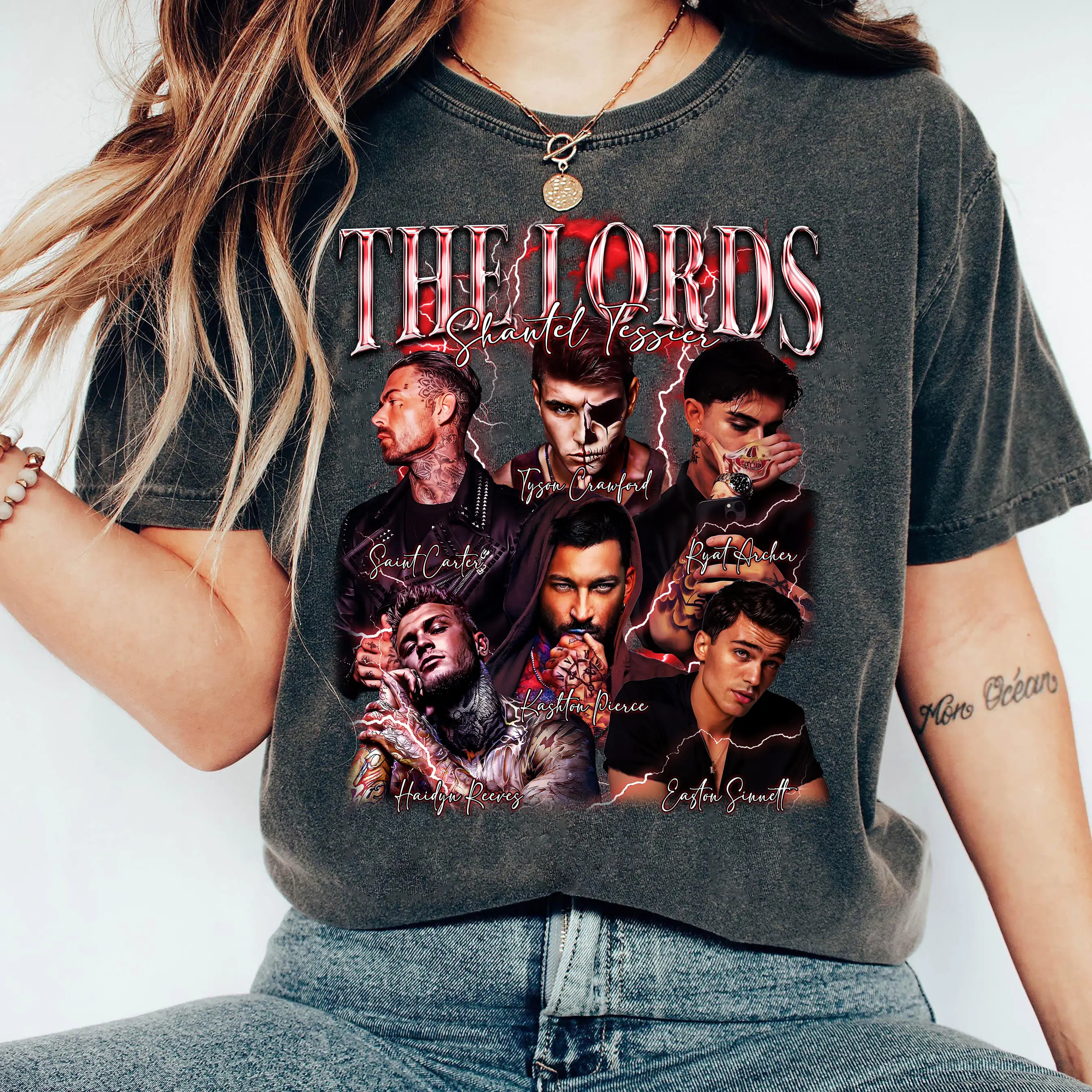 The LORDS Series Bootleg T-Shirt, Shantel Tessier Merch, Ryat Archer Sweatshirt, Chaotic Hoodie, Saint Carter, Kashton Pierce, Easton Sinnet, Haidyn Reeves