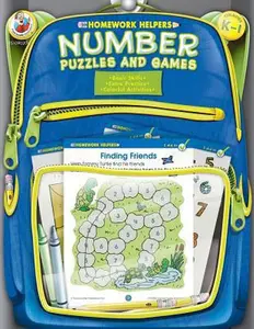 USED-Number Puzzles and Games, Grades K - 1 (Homework Helper) by Carson-Dellosa Publishing Staff (Paperback)