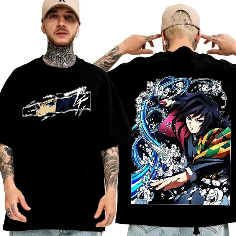 Tomioka Giyu Character Shirt, Demon Slayer Tee, Anime Character Sweatshirt Hoodie, Hashira Fan, Unisex Sweater Pullover Tee, Gift For Anime Manga Lover