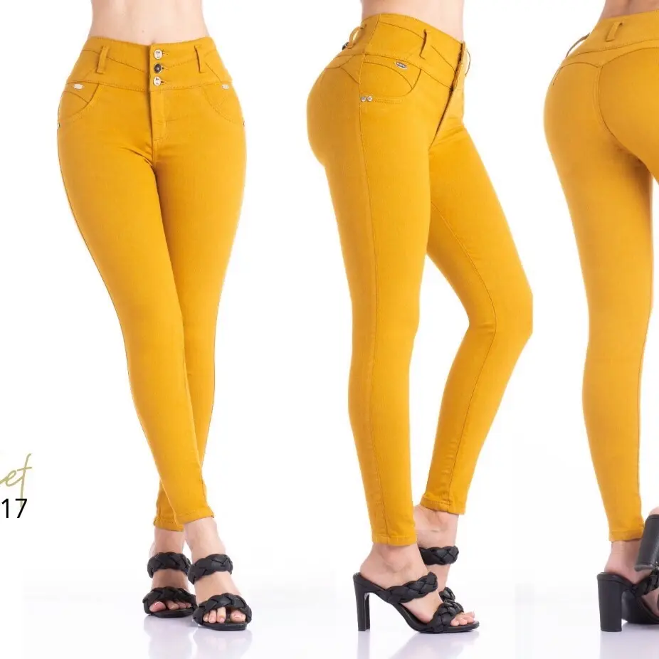 Jeans Colombiano Levantacola 3217