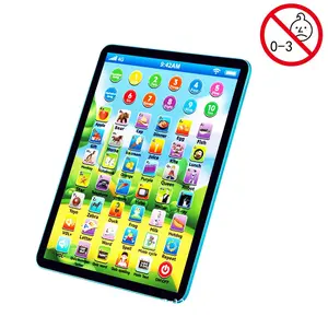 Interactive Kids Learning Tablet Toy, Educational Preschool Toy with Abc Songs and Music, Battery-Powered, Unisex, Includes 3 Aa Batteries