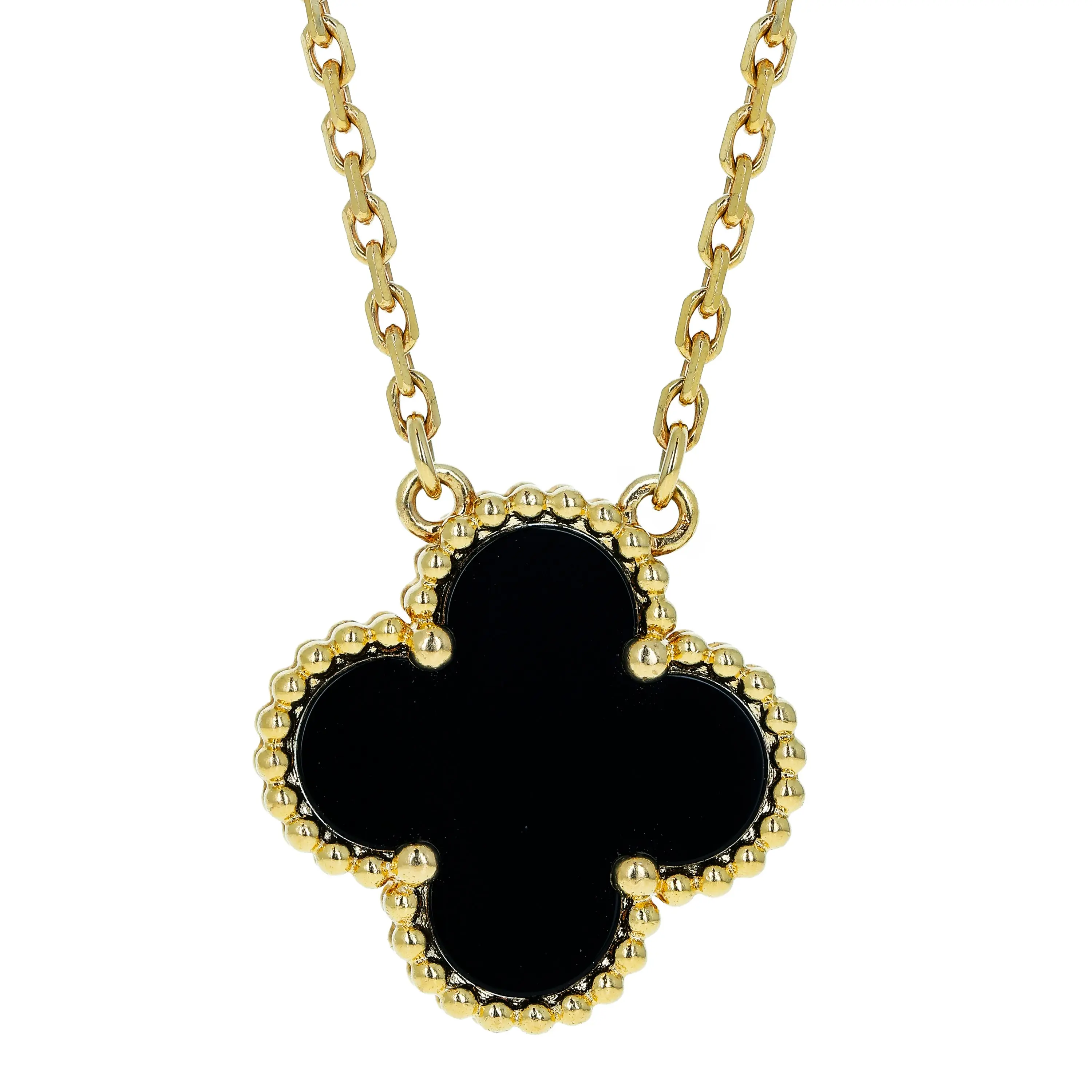 Pre-owned Van Cleef & Arpels Vintage Alhambra Pendant Necklace