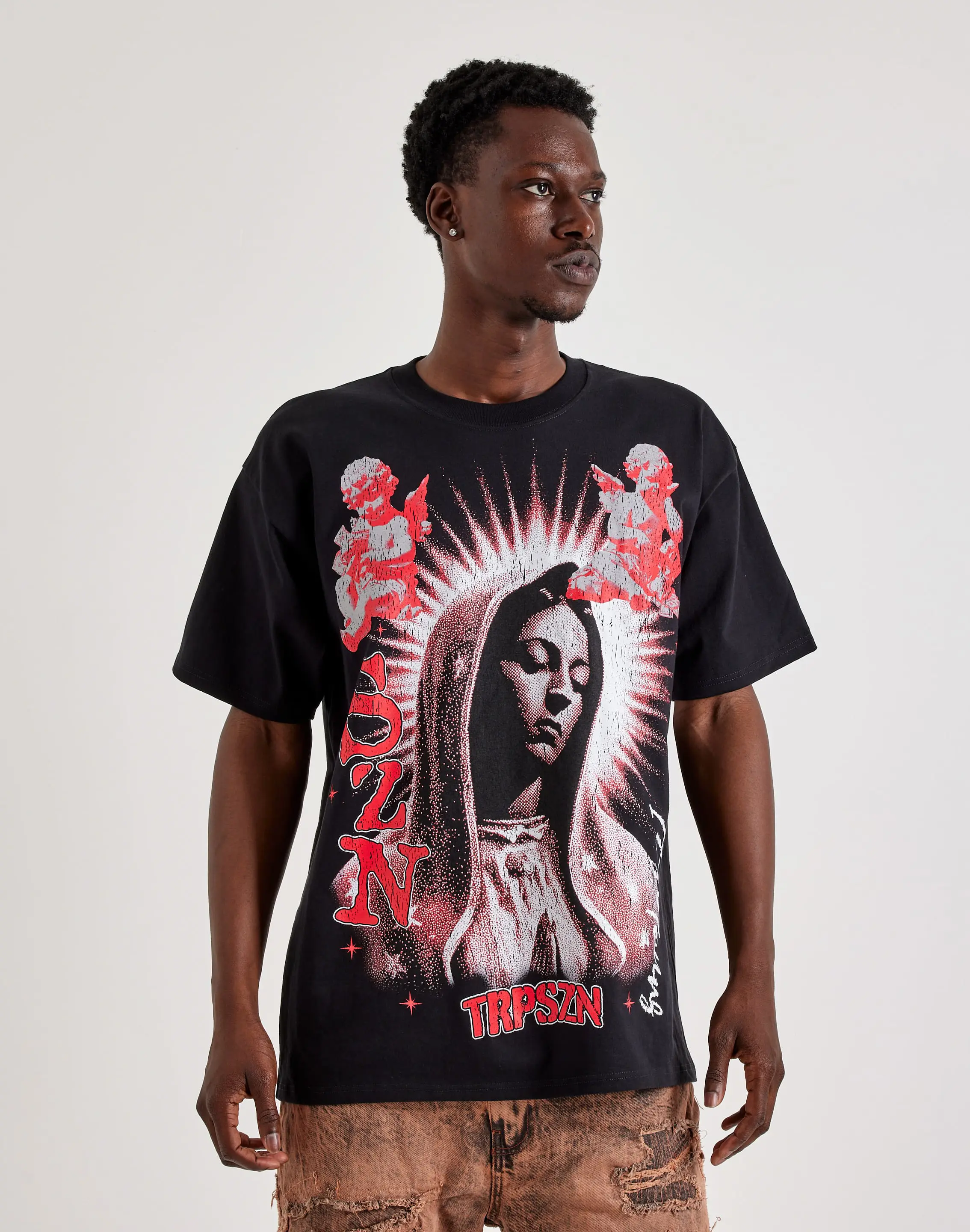 Mens Trap SZN Mary Angels Tee