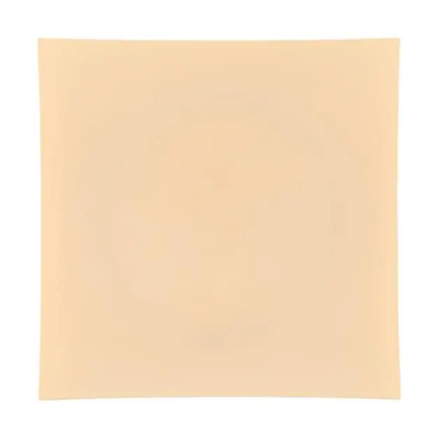 Beige Flat 13″ Square Plastic Charger Plate - 4 Count